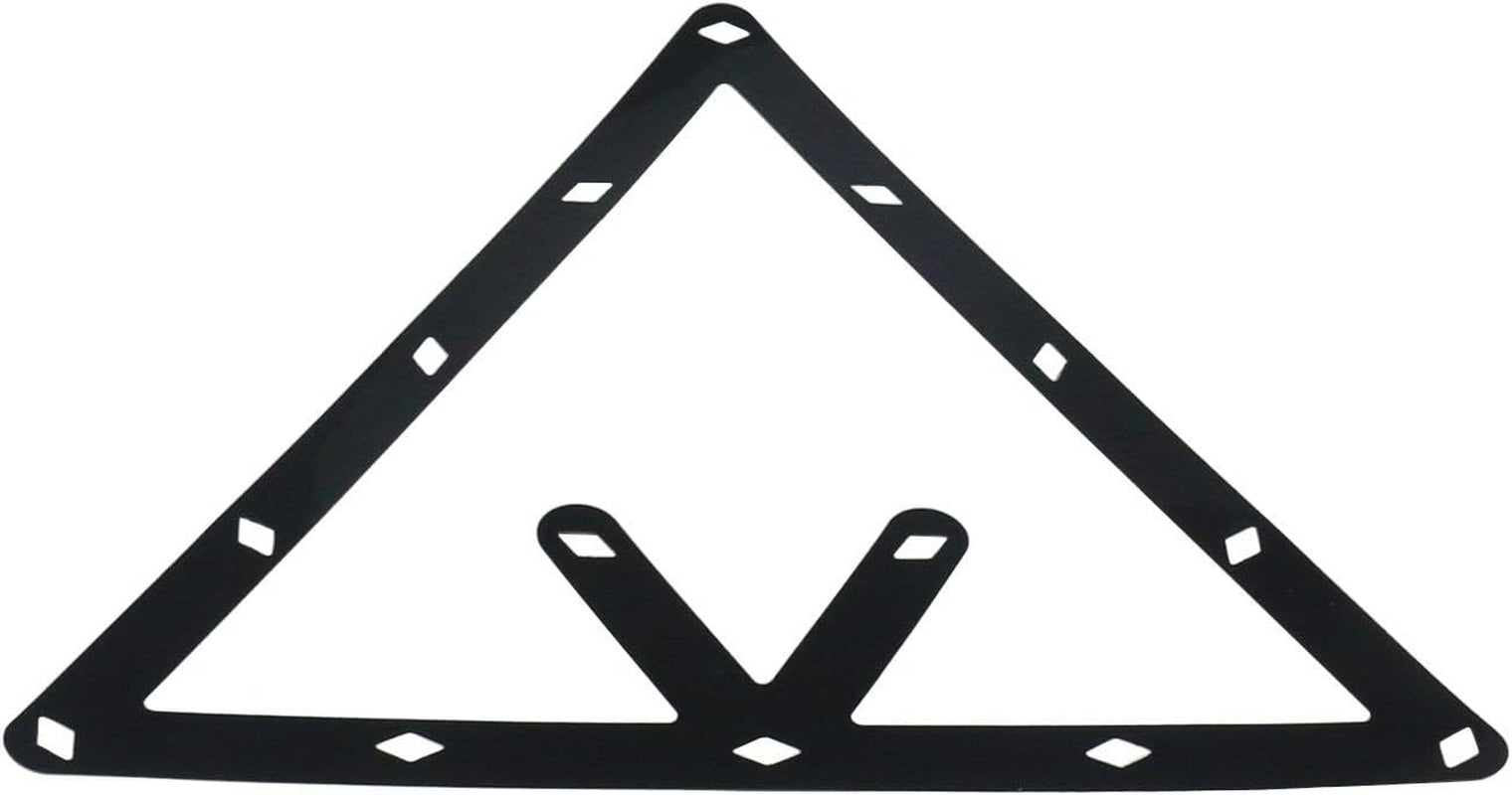 6PCS Magic Ball Rack Holder Sheet Triangle Cue Accessories for 8, 9, and 10 Ball